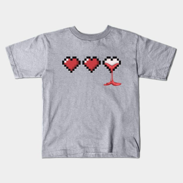 LEAKY HEART Kids T-Shirt by SmashAdams